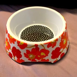 (3/$25) NWT Top Paw Melamine Bowl - Poppies